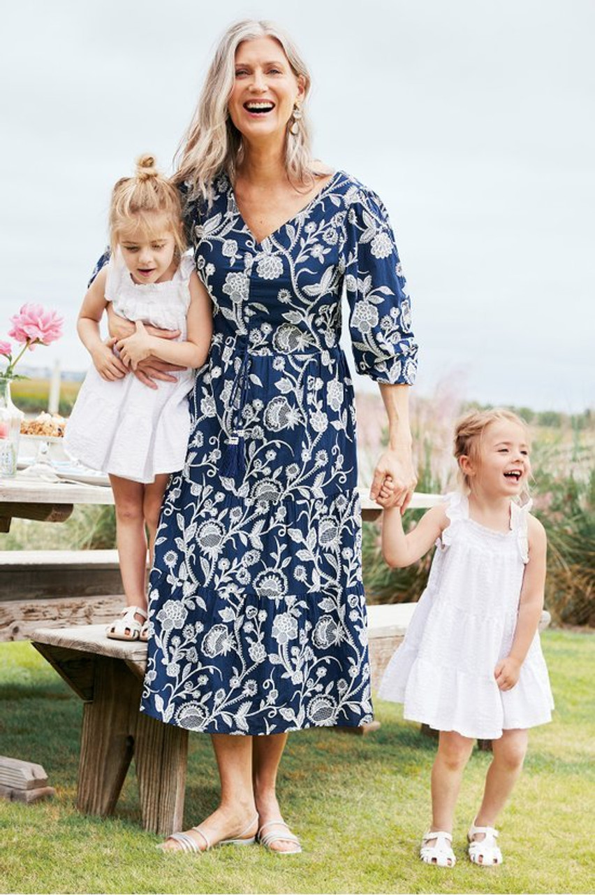 Tilda Embroidered Midi Dress