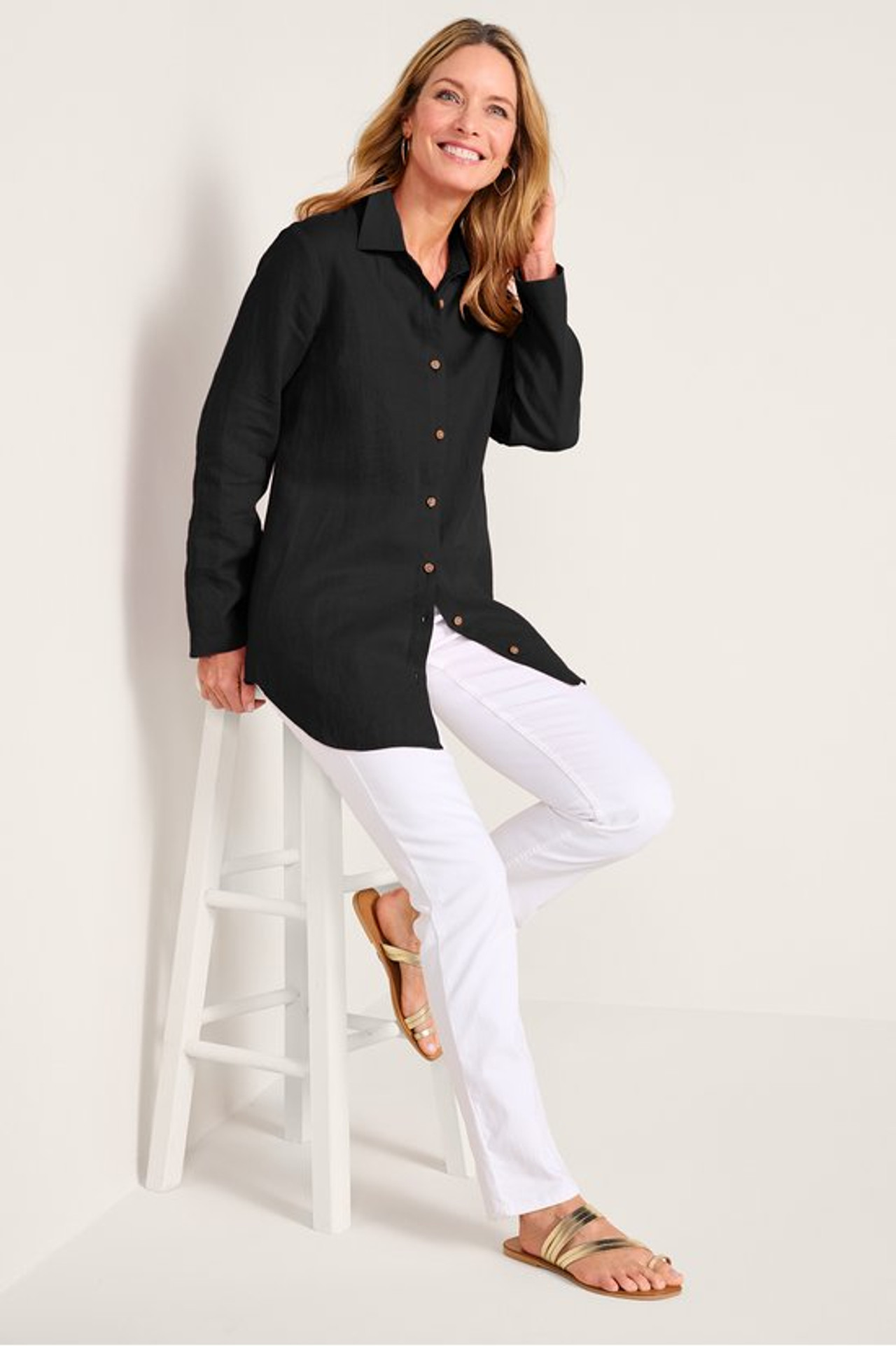 Outer Banks Linen Big Shirt