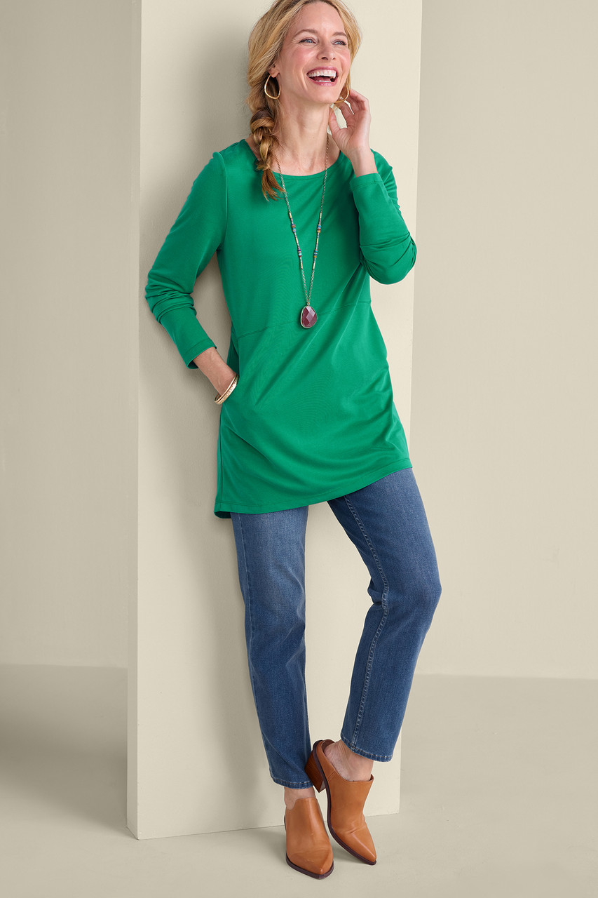 Fairfax Button-Back Tunic