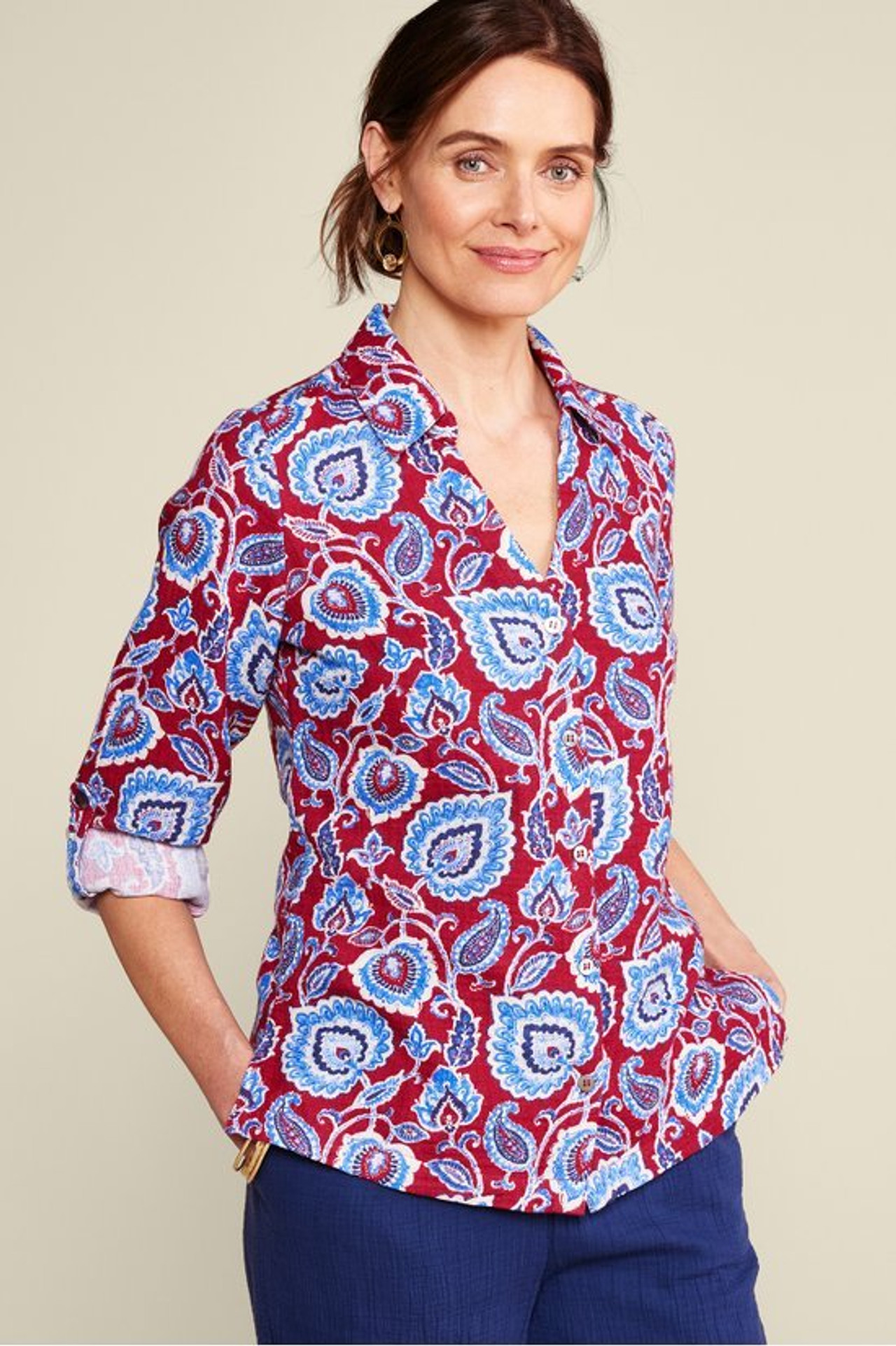 Addison Gauze Big Shirt