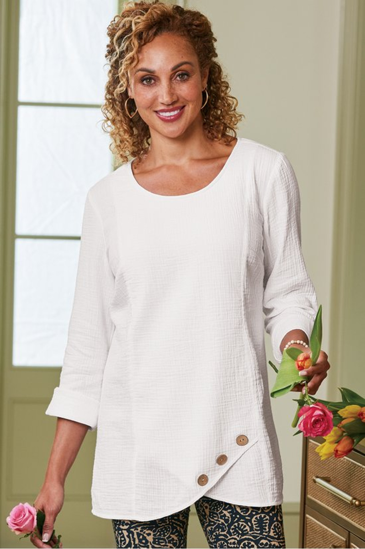 Zarina Gauze Tunic