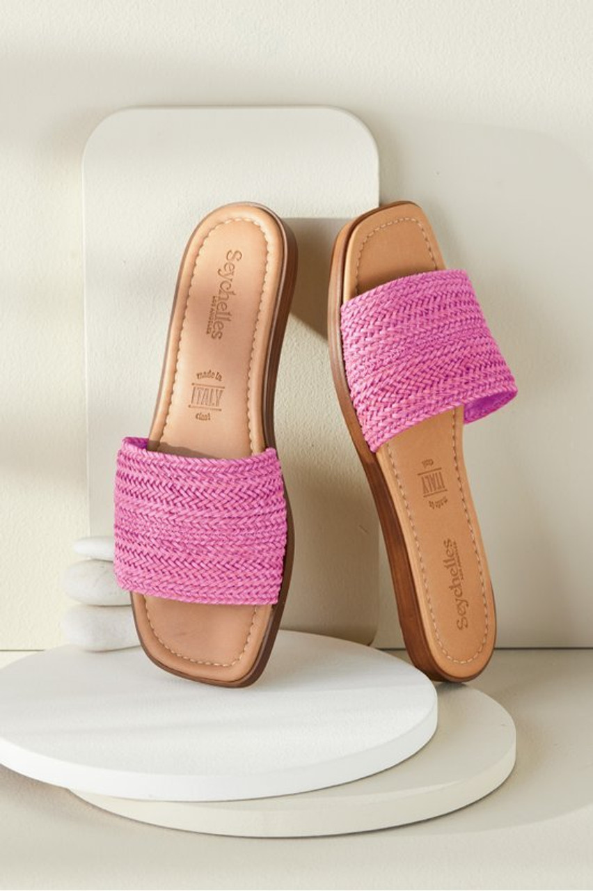 Seychelles Palms Perfection Woven Slide