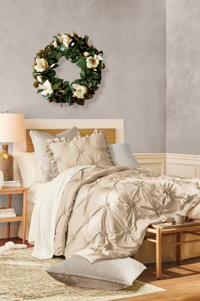 Lombardi Smocked Coverlet