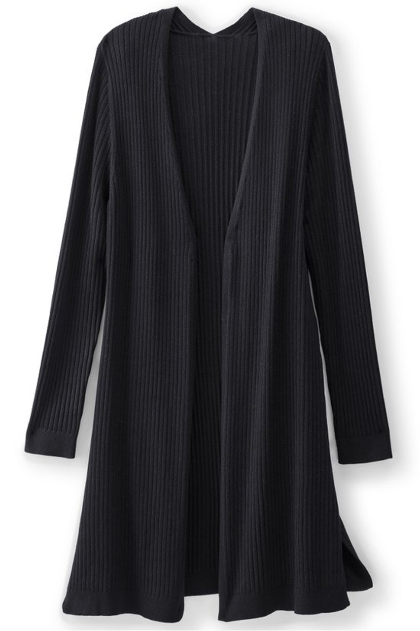 SoftEssential™ Ribbed Long Cardi1483