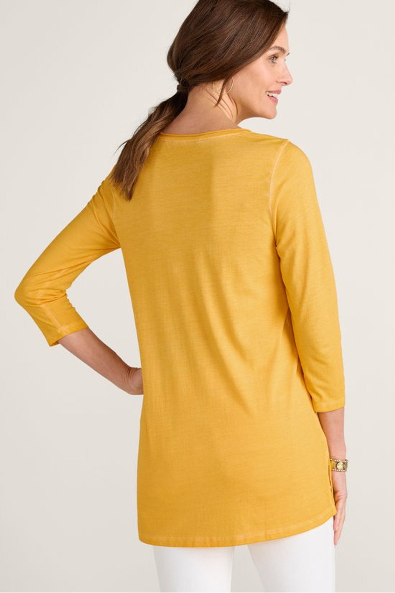 Orelia Embroidered Knit Tunic
