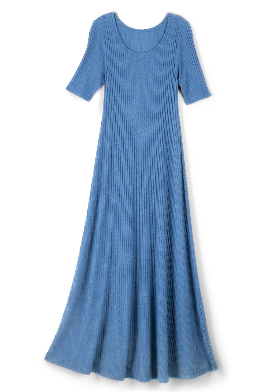 Textured Short Sleeve Santiago Dress