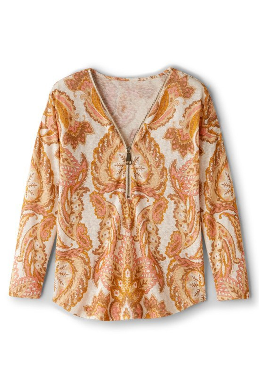 Valentina Zip Sweater   2216