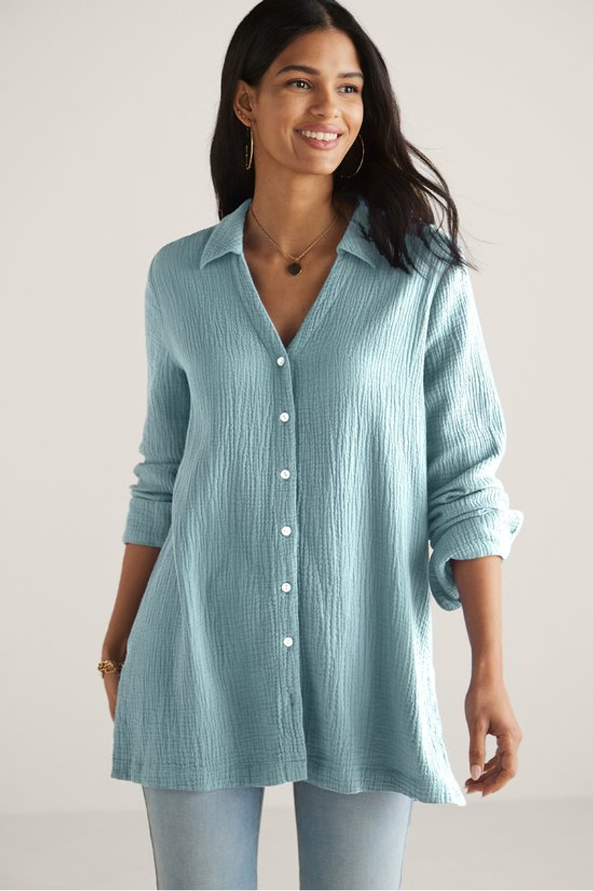 Escambia Gauze Tunic Shirt