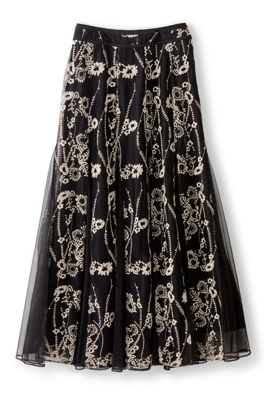 Leatrice Embroidered Maxi Skirt