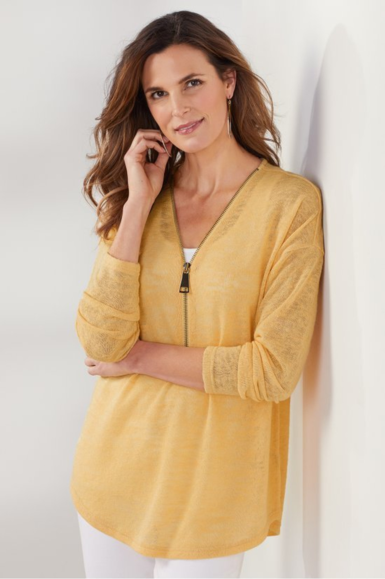 Valentina Zip Sweater   2216