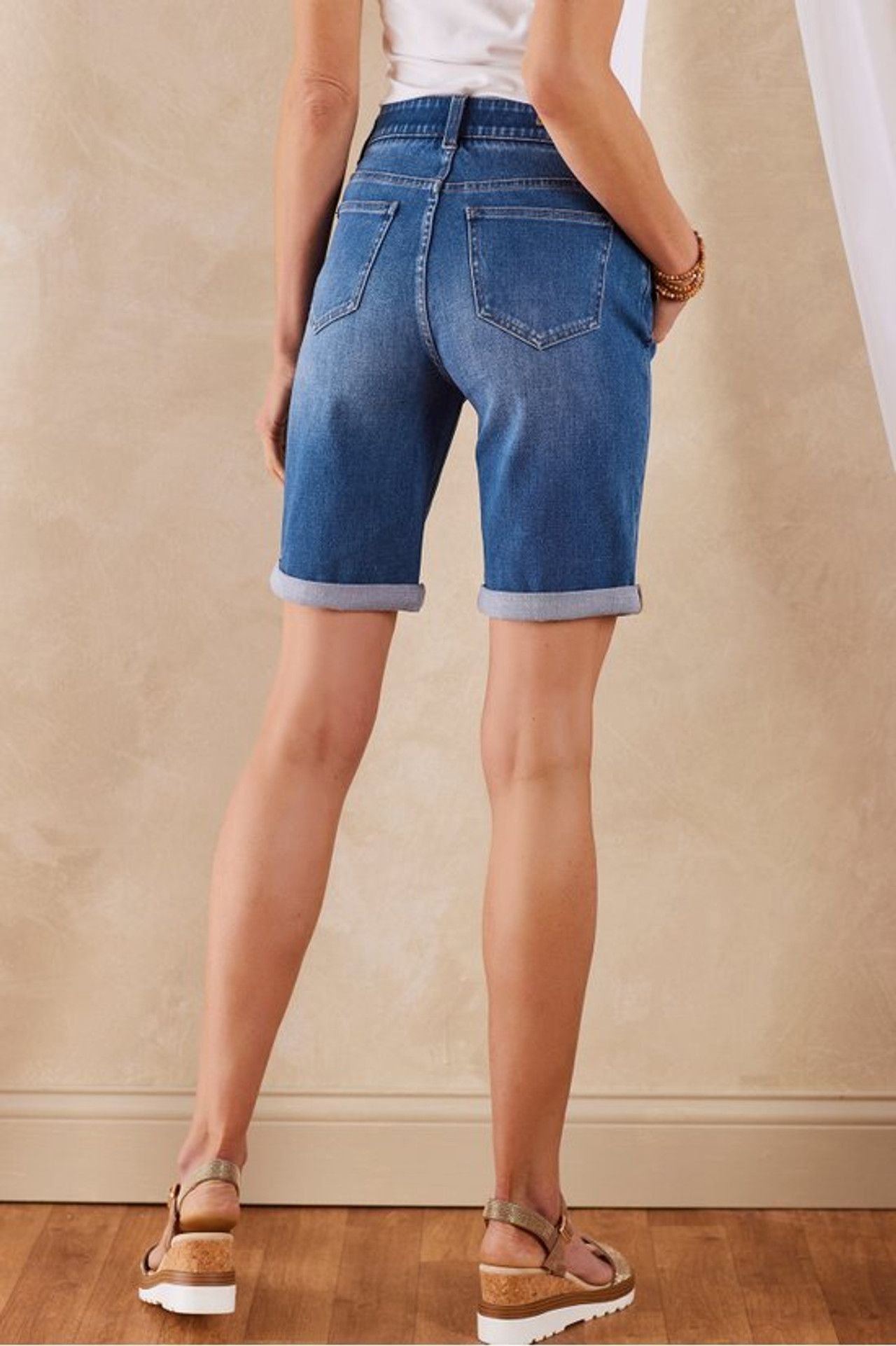 Ultimate Denim Pull On Relaxed Shorts