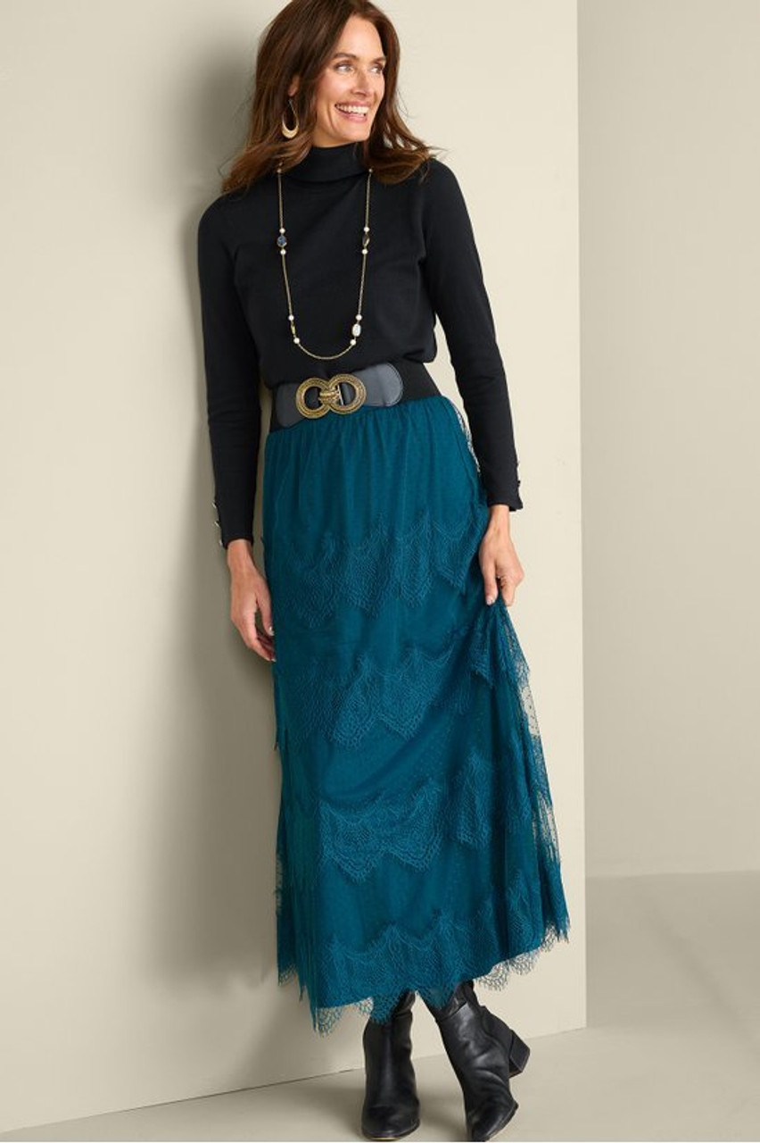 Frederica Lace Maxi Skirt