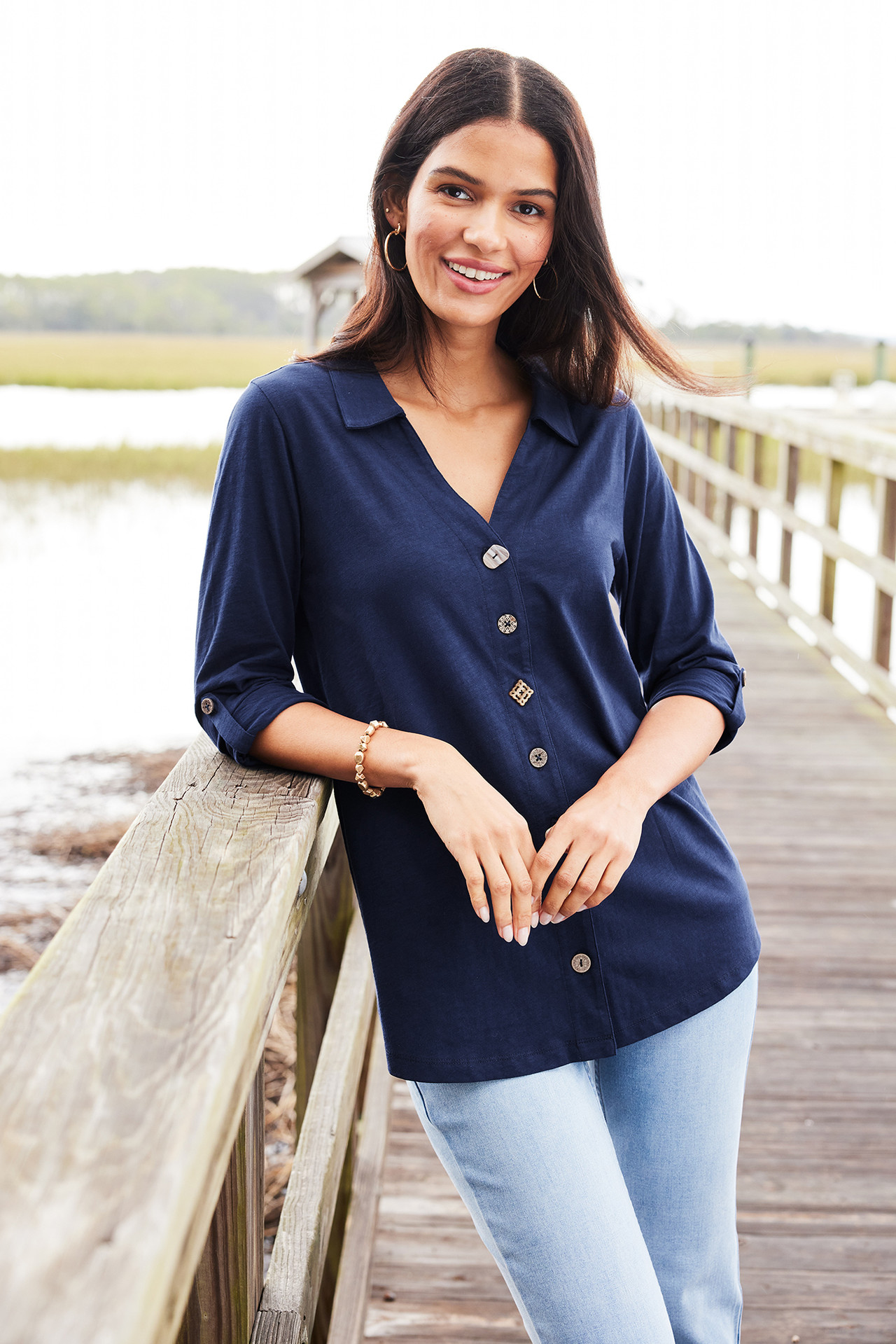 Danielle 3/4 Sleeve Tunic