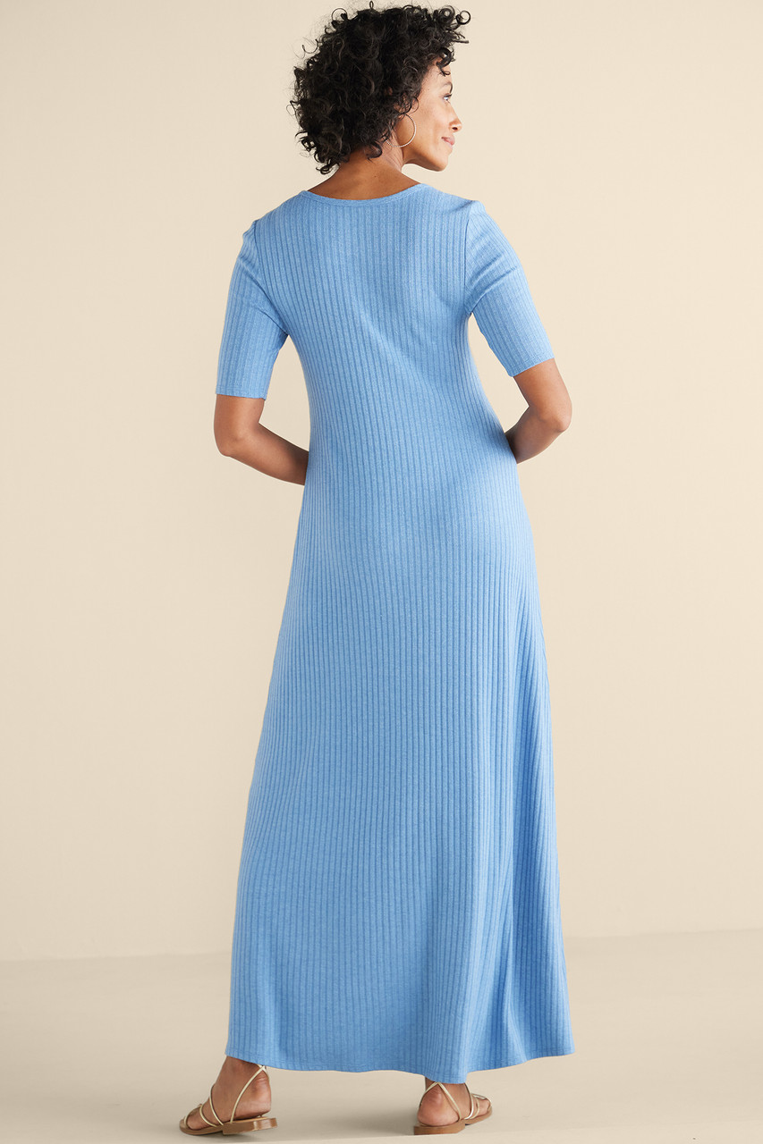 Textured Short Sleeve Santiago Dress