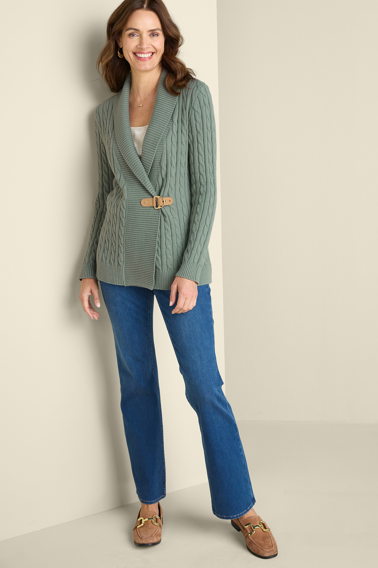 Ivey Cable Knit Cardigan