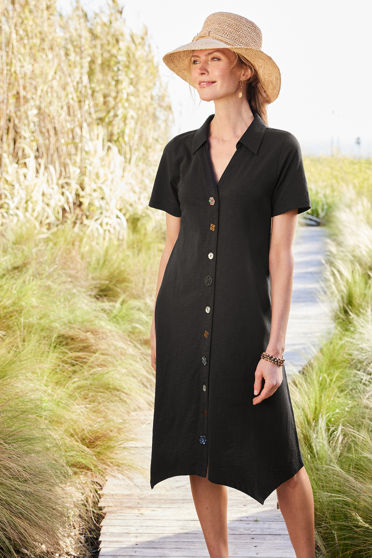 Danielle Button Dress1338