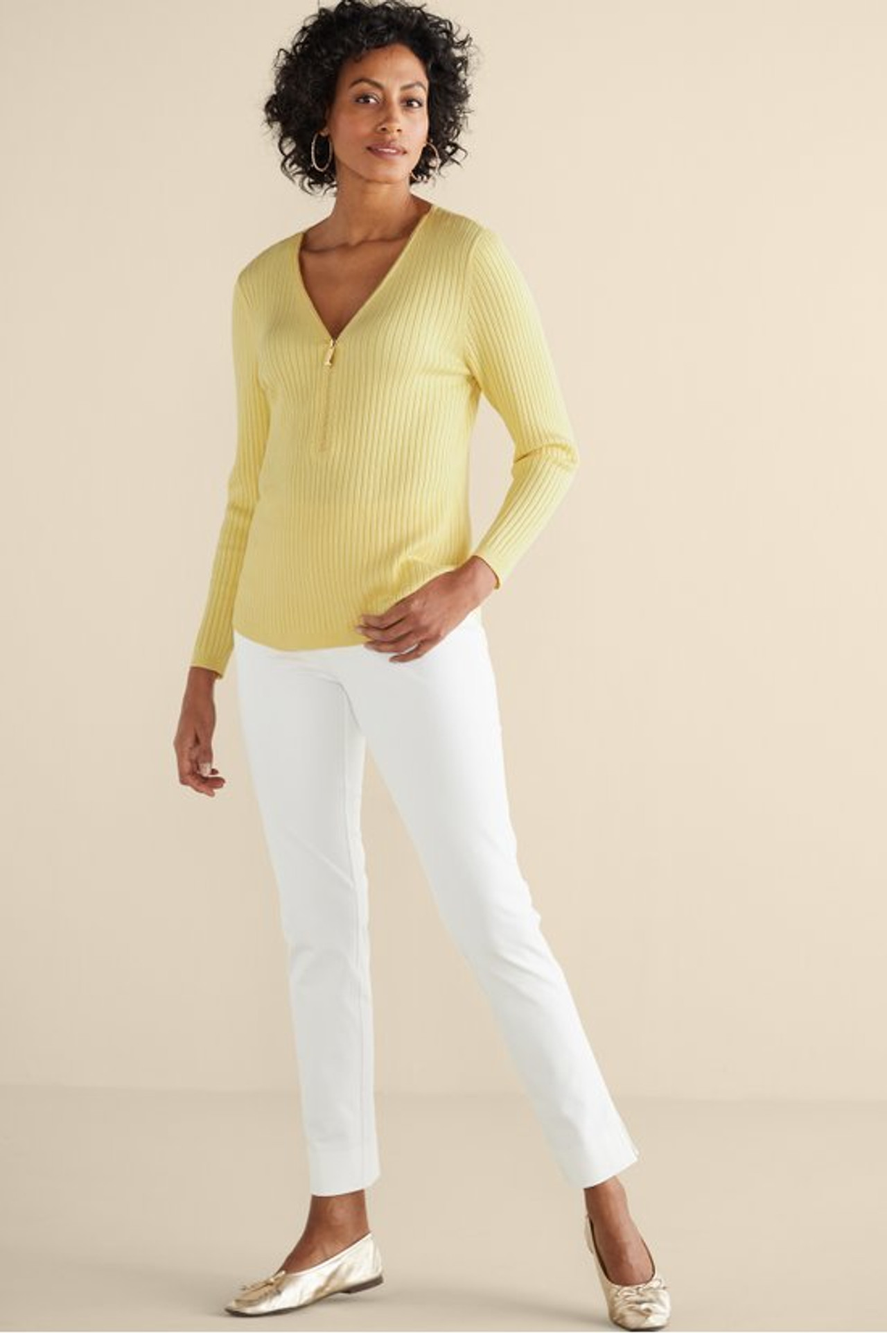 SoftEssential™ Ribbed Valentina Sweater