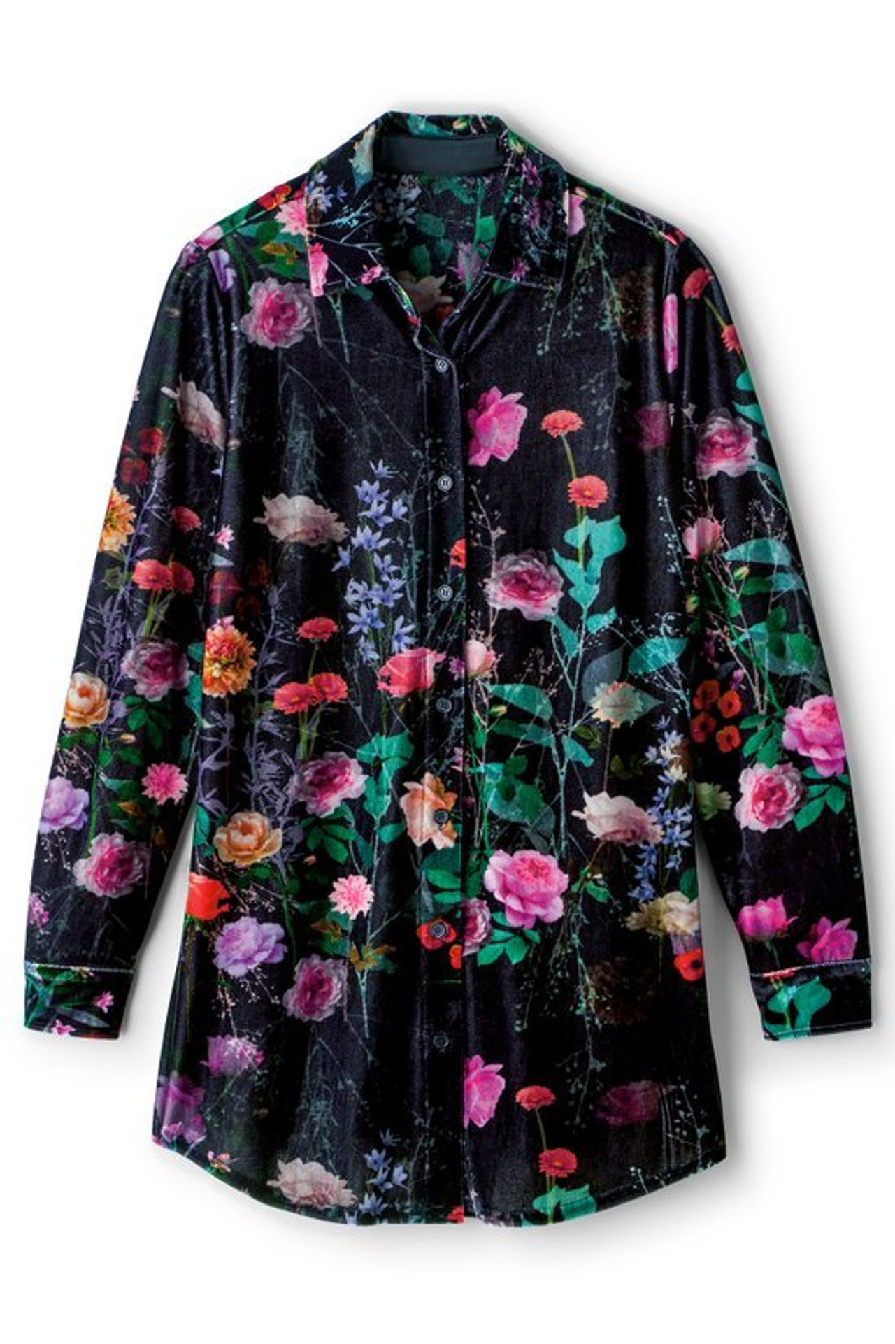 Velvet Boyfriend Tunic Shirt1479