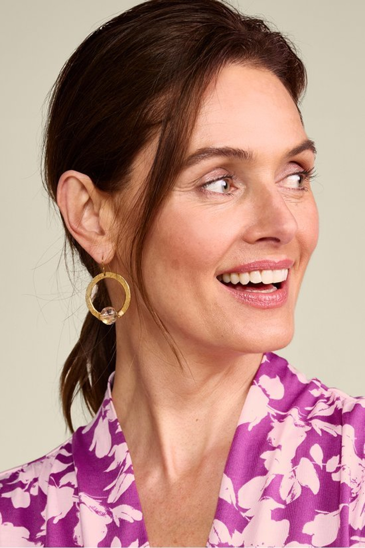 Cressa Crystal Hoop Earrings