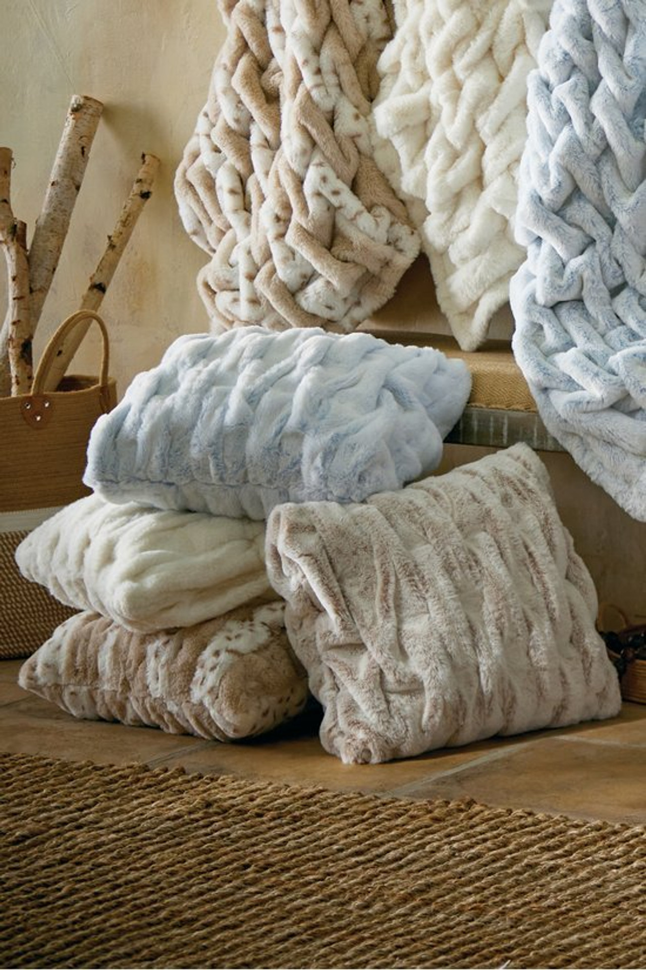 La Parisienne Faux Fur Pillow