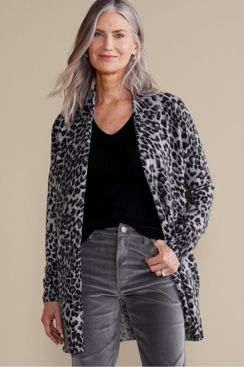 Sibyl Cashmere Printed Cardigan
