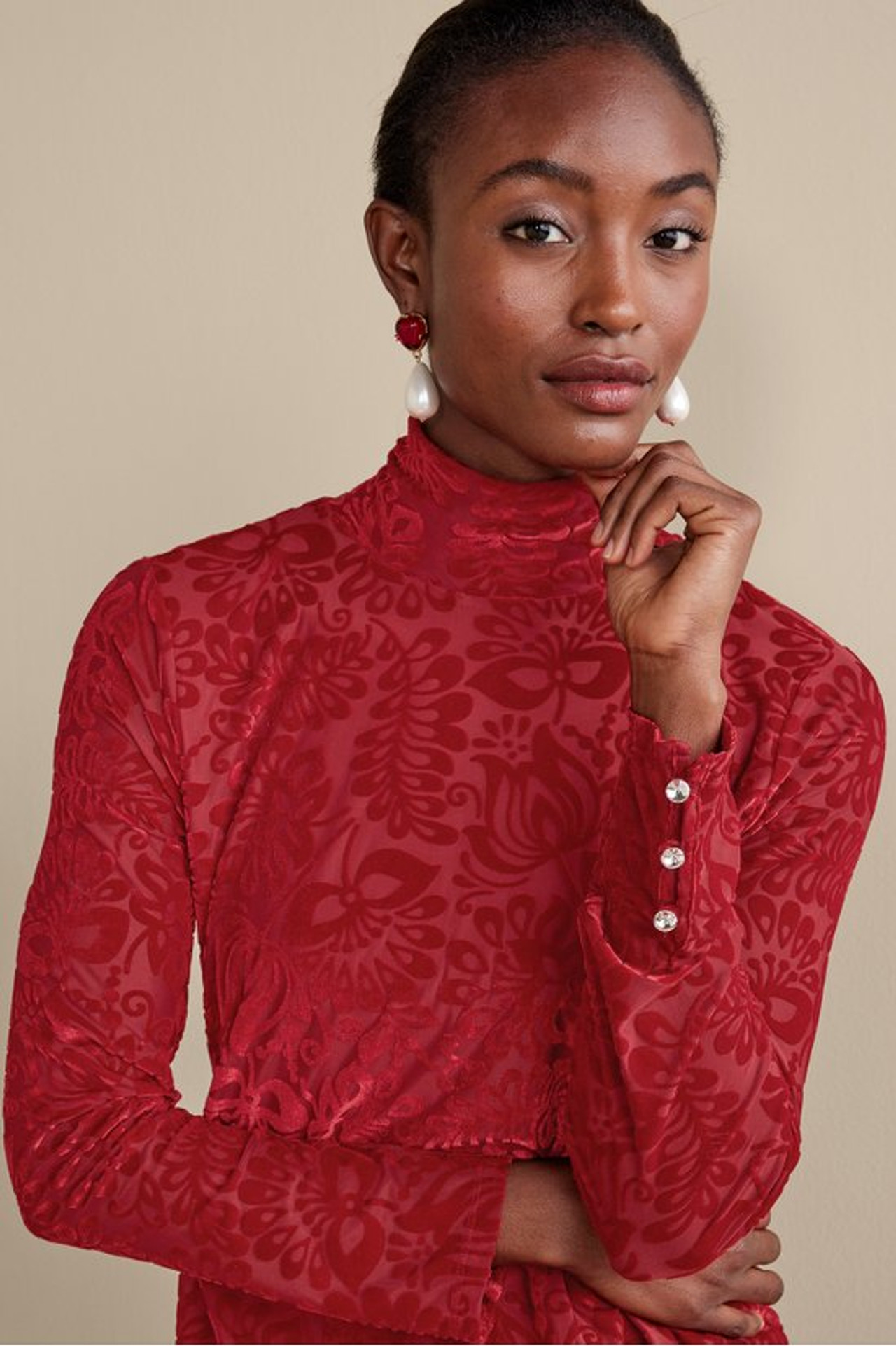 Walden Velvet Turtleneck