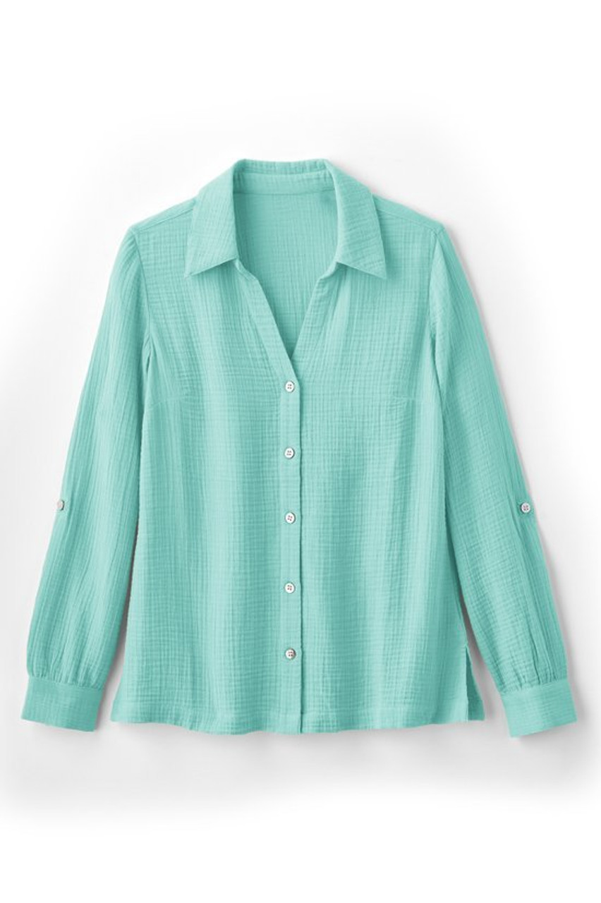 Addison Gauze Big Shirt