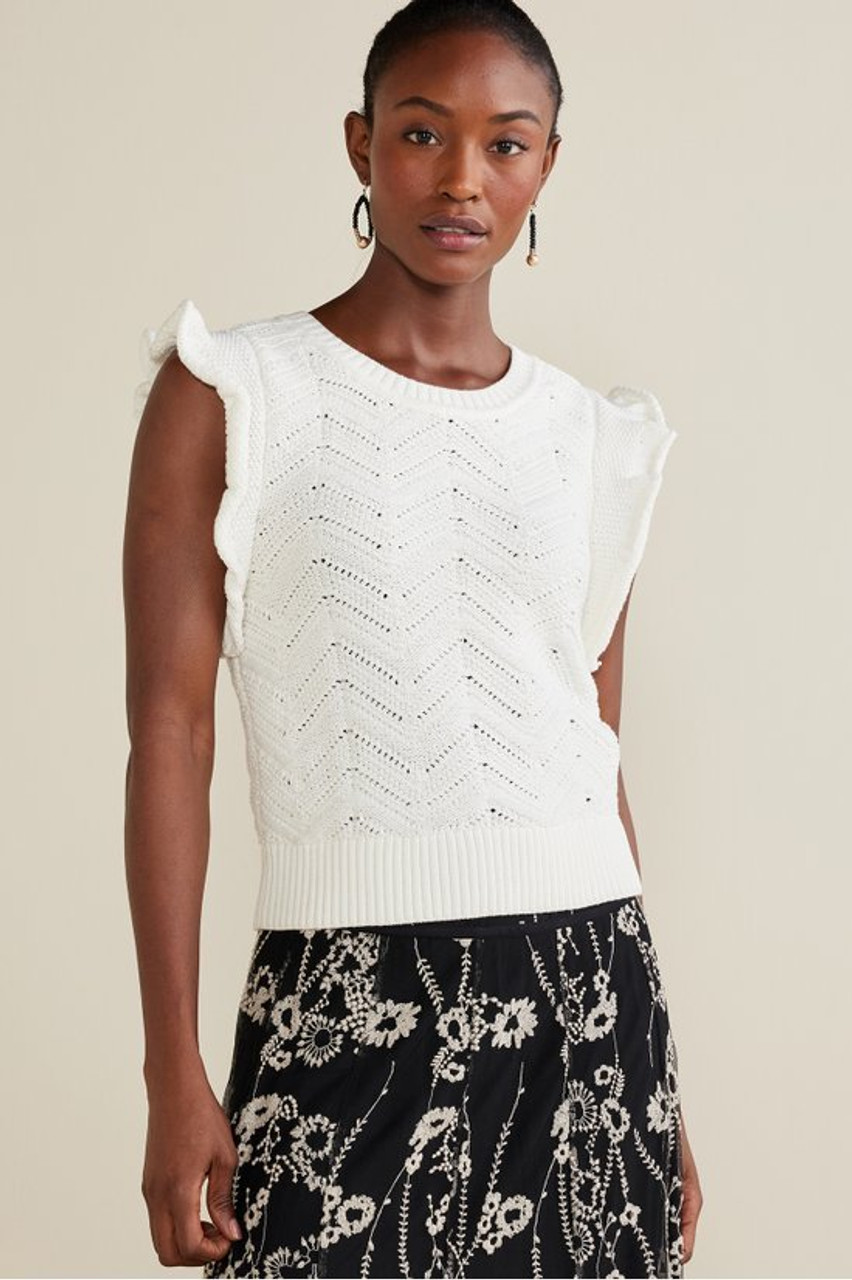 Celina Flutter Sleeve Sweater