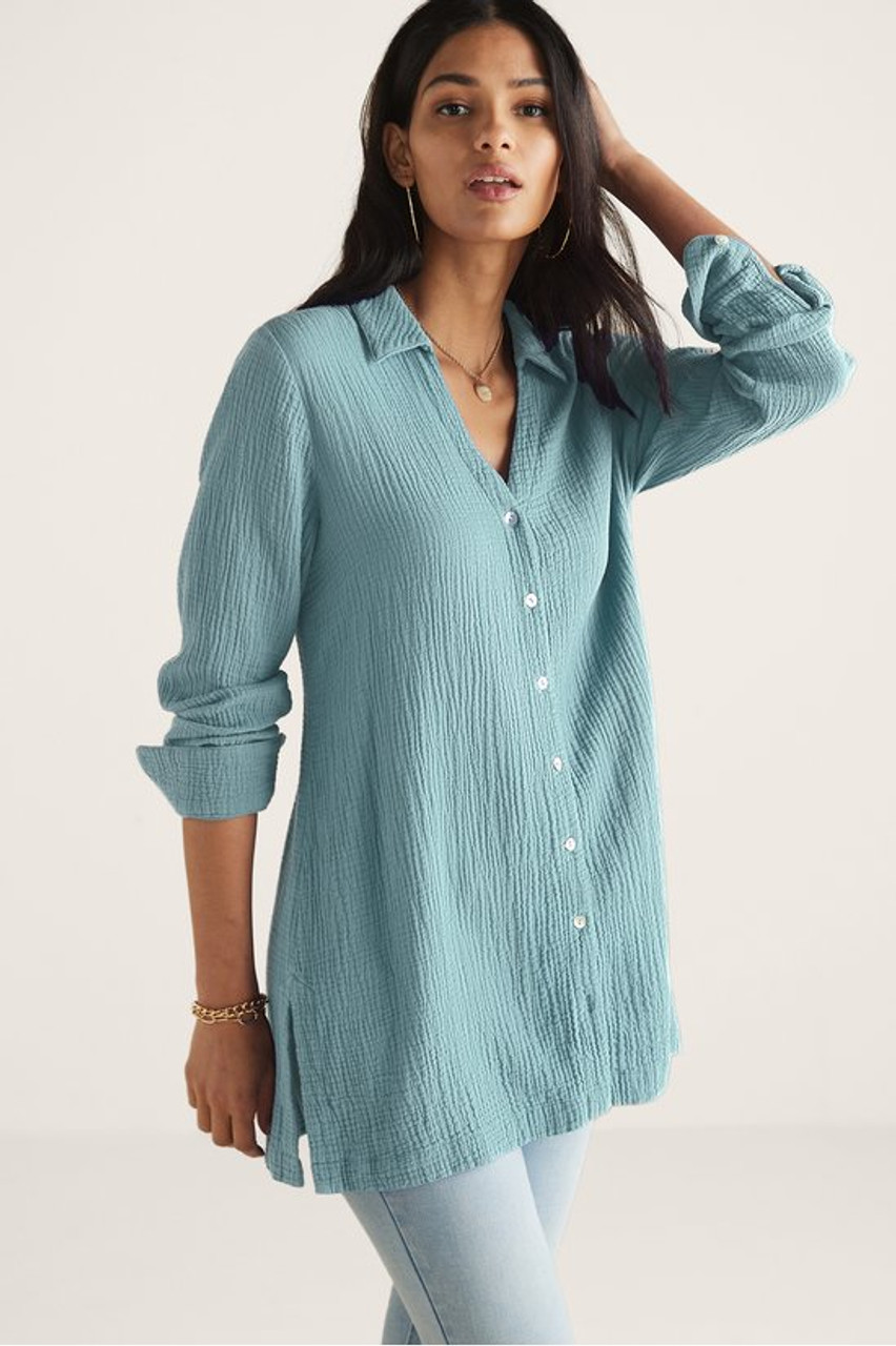 Escambia Gauze Tunic Shirt