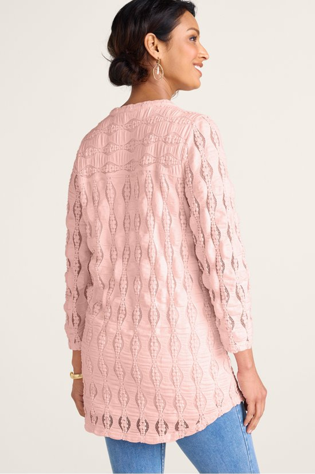 Priya Knit Lace Tunic