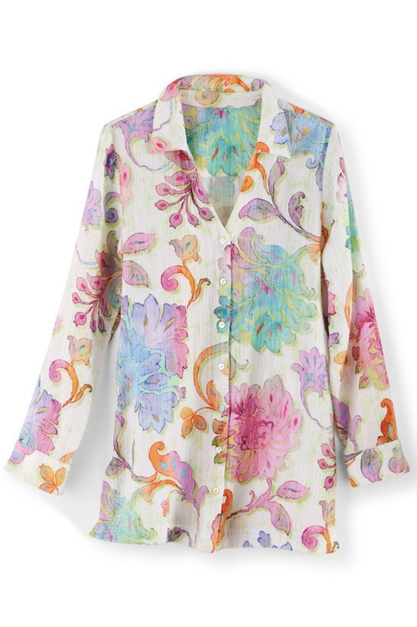 Escambia Gauze Tunic Shirt