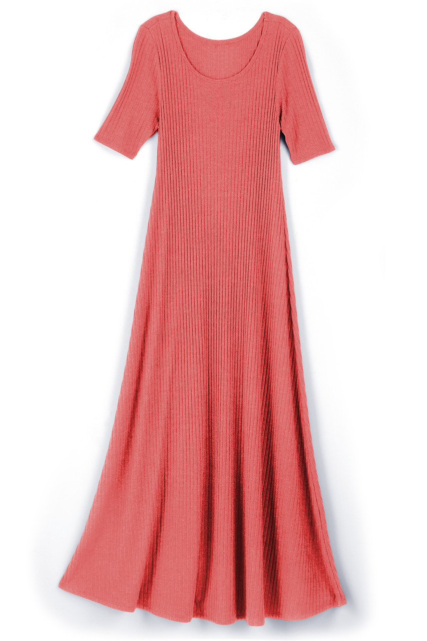 Textured Short Sleeve Santiago Dress