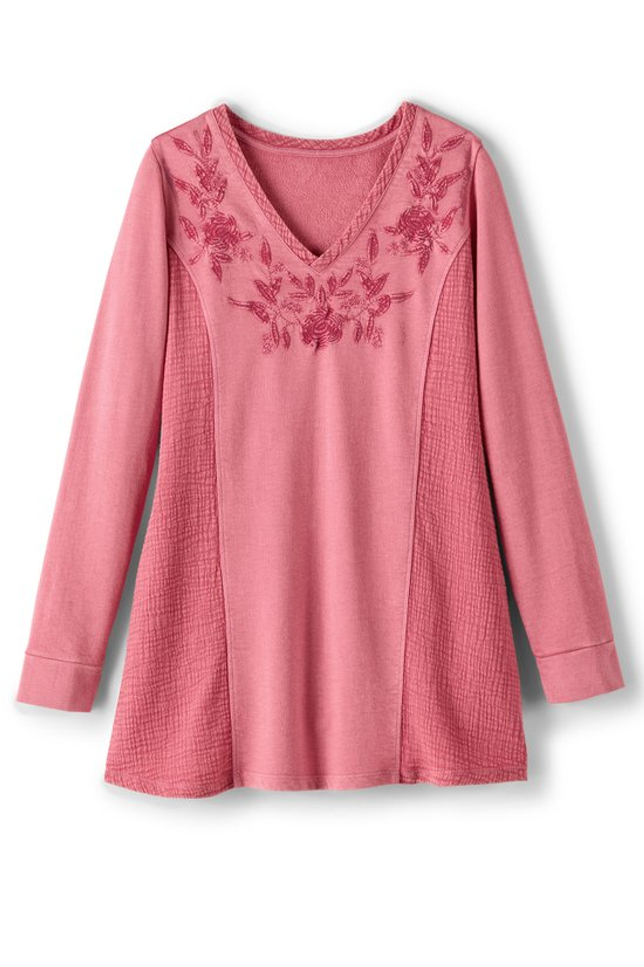 Salome French Terry & Gauze Tunic