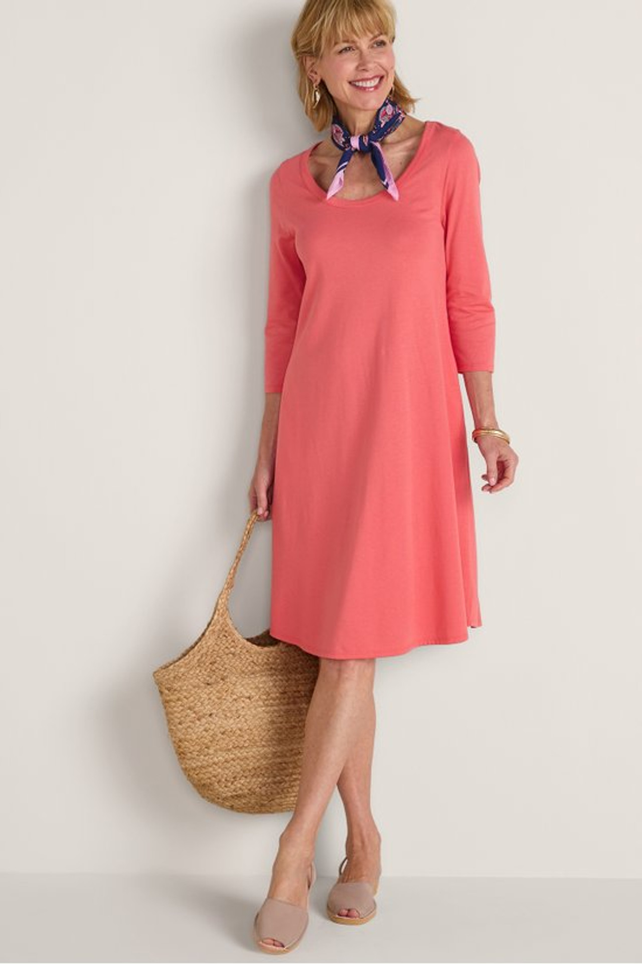 Santiago ¾ Sleeve Short Dress