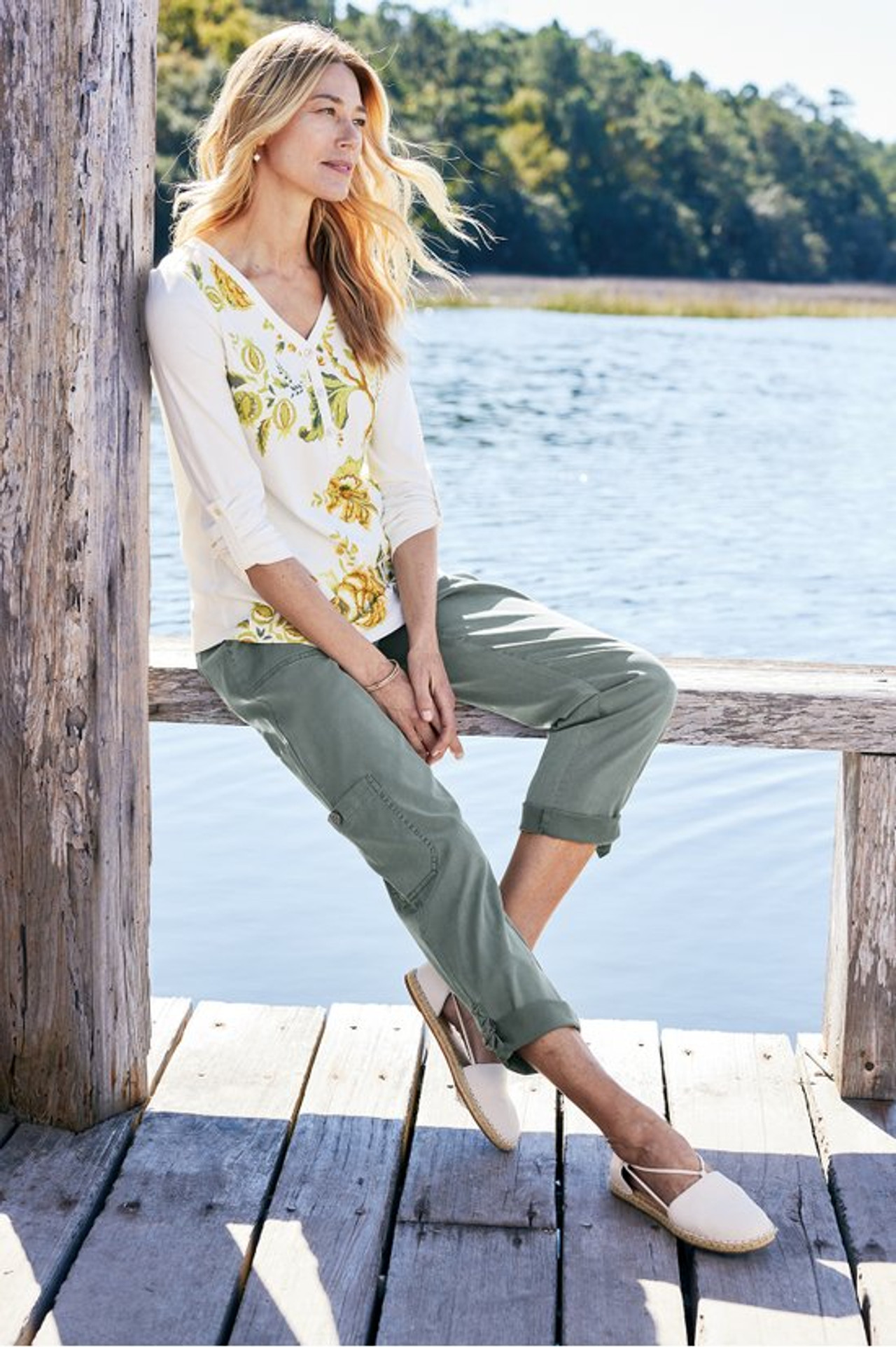 Antigua Convertible Crop Pants
