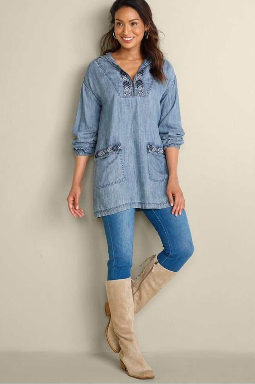 Evie Embroidered TENCEL™ Hoodie