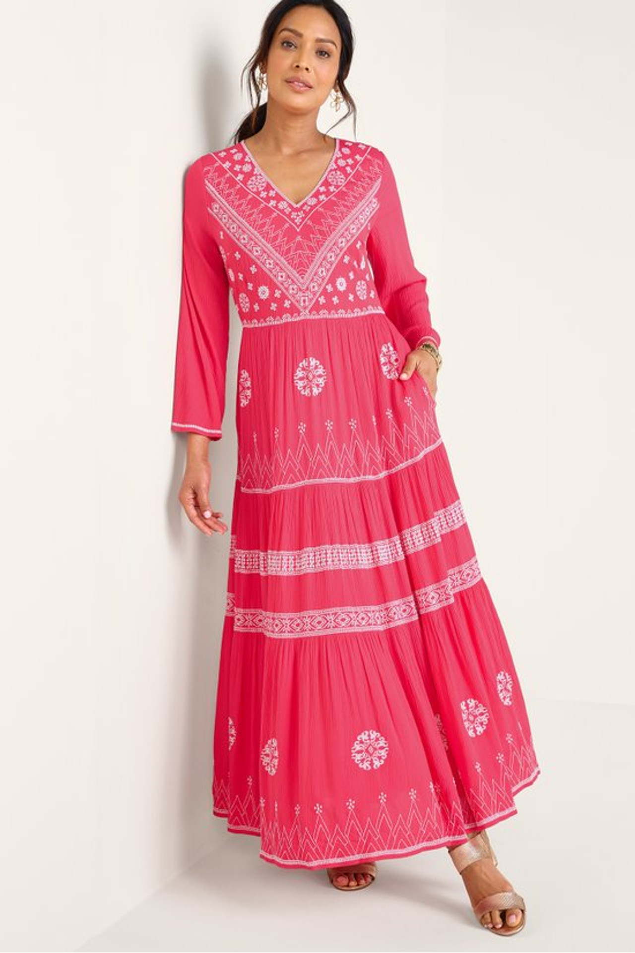 Cerys Gauze Maxi Dress