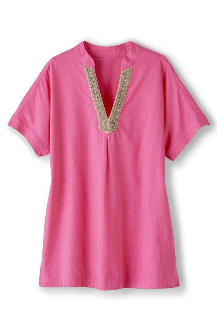 Annalise Linen Blend Tunic
