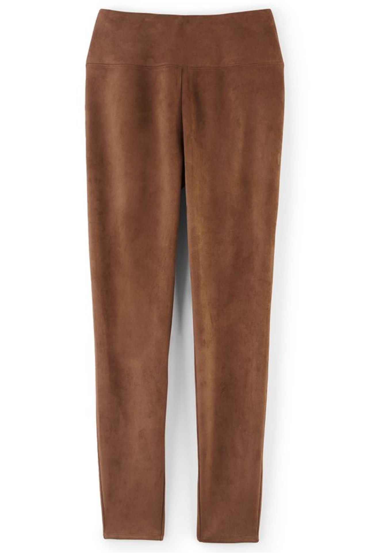 Faux Suede Pull-On Leggings