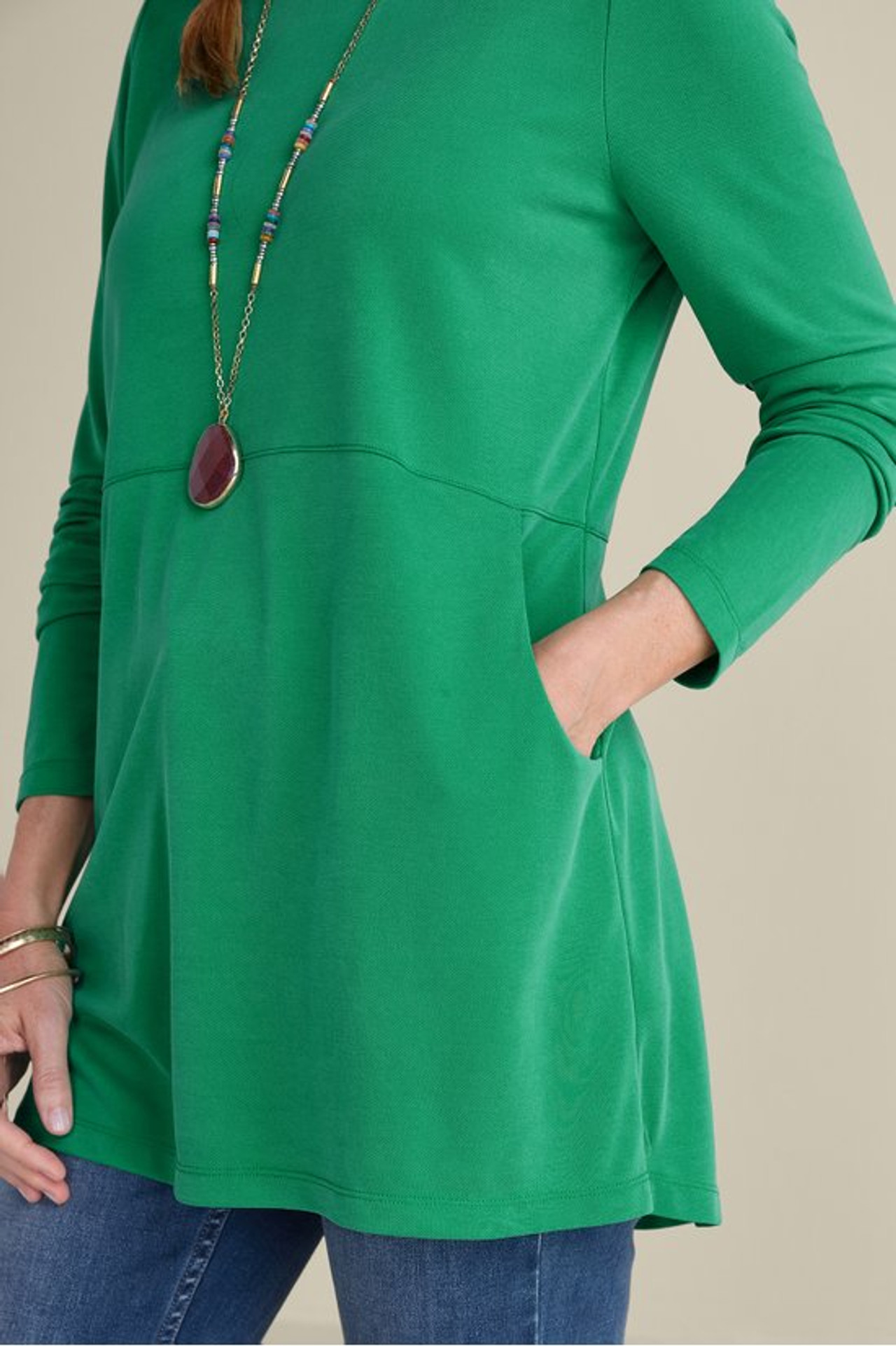 Fairfax Button-Back Tunic