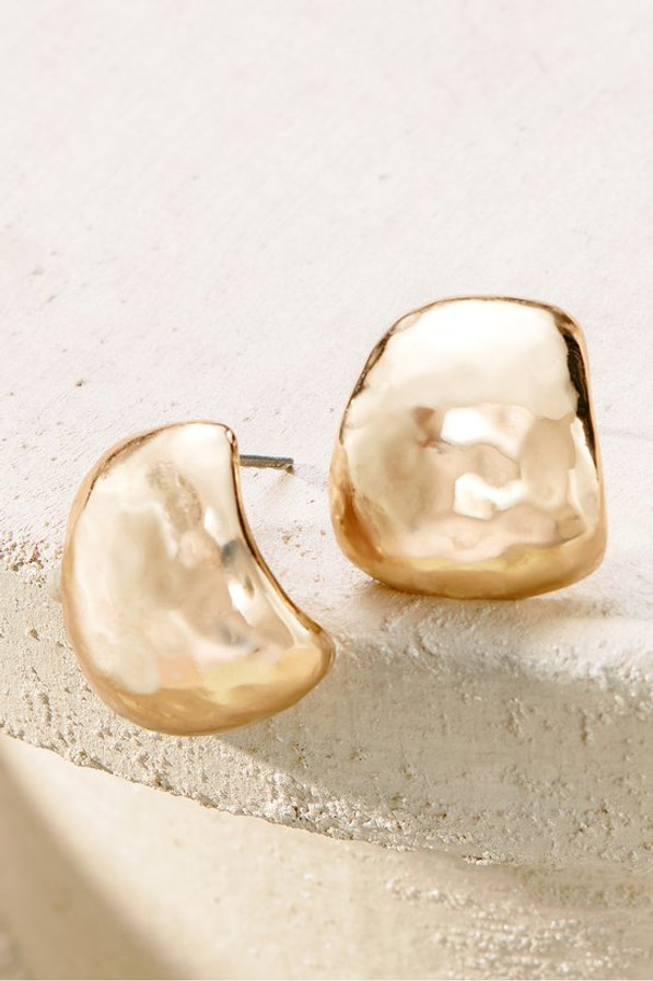 Arden Hammered Ball Earrings