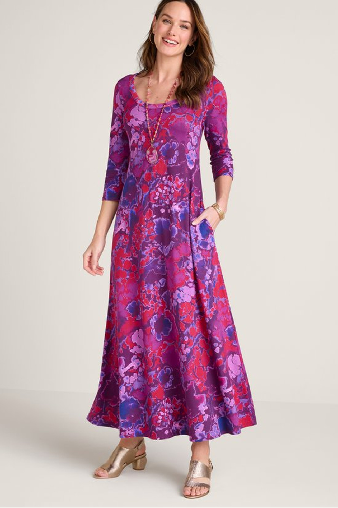 Santiago 3/4 Sleeve Dress1183