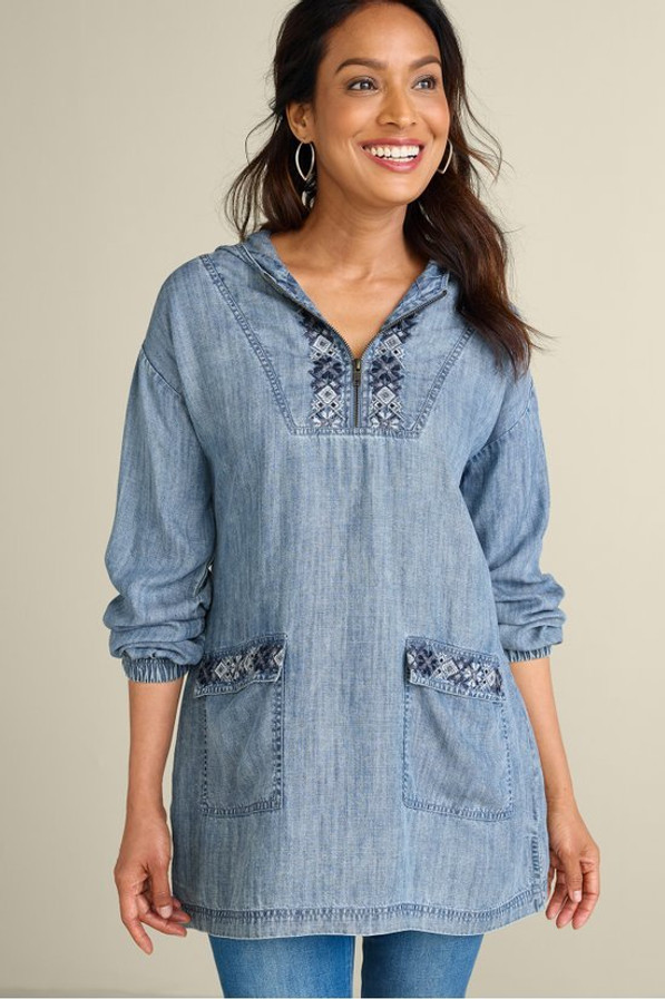 Evie Embroidered TENCEL™ Hoodie