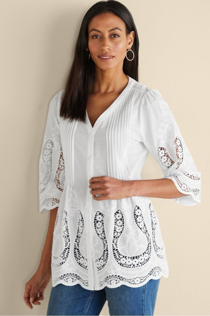 Trella Eyelet Top1203