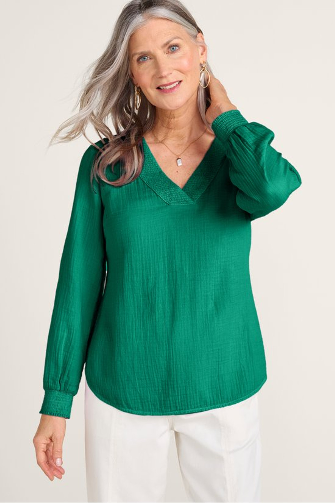 Genna Gauze Top