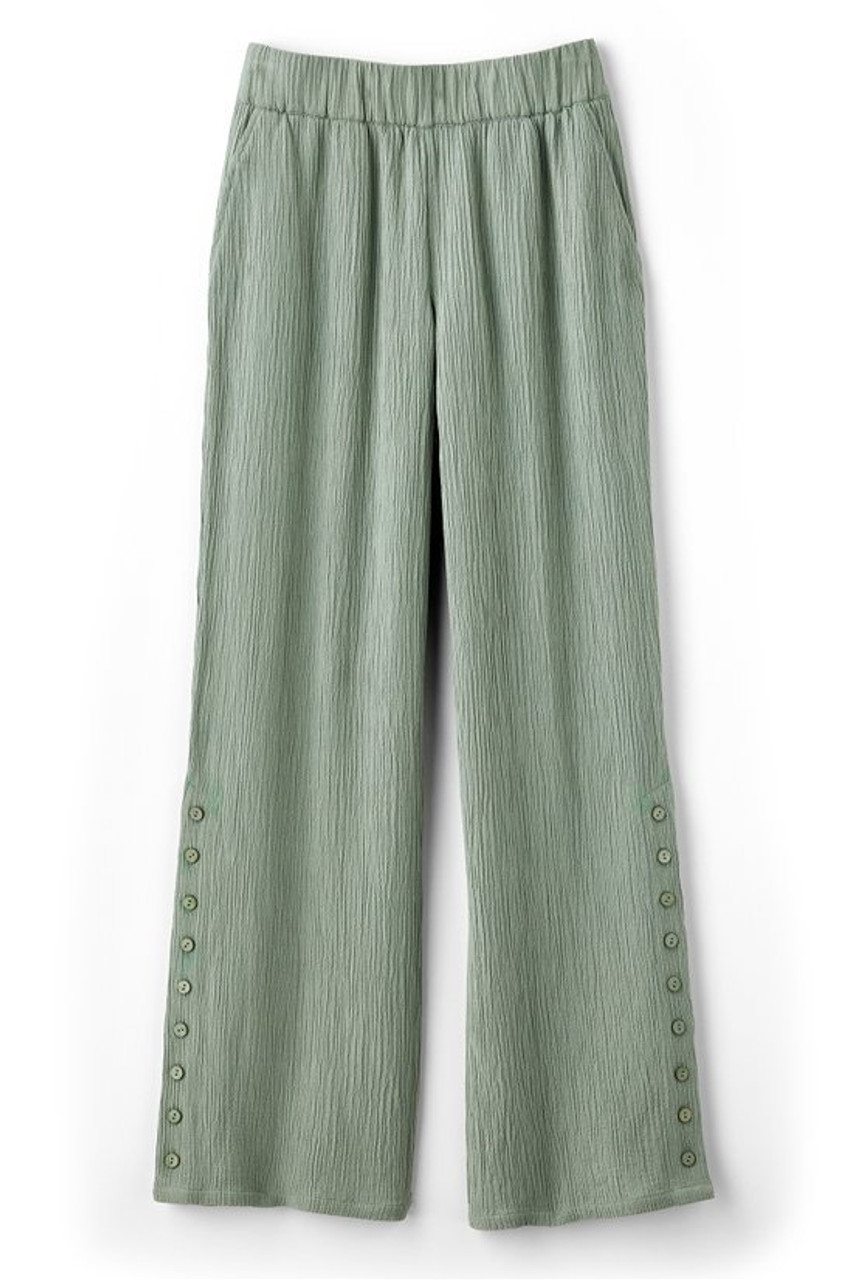 Oceo Gauze Wide-Leg Pants1474