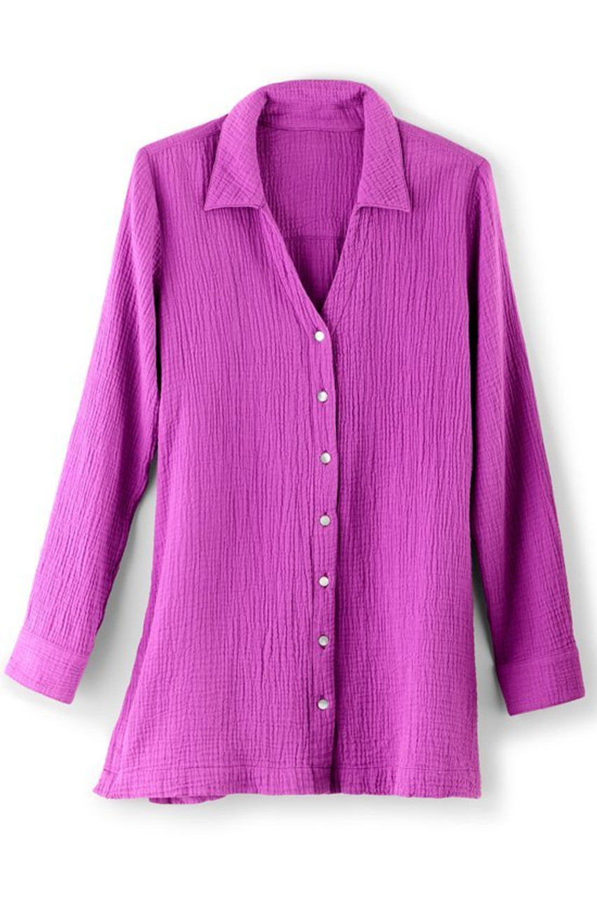 Escambia Gauze Tunic Shirt