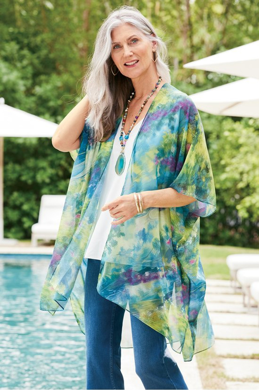 Monet's Garden Topper