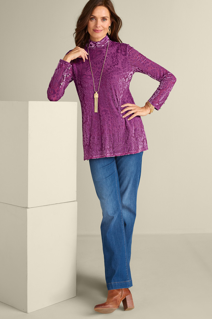 Walden Velvet Turtleneck