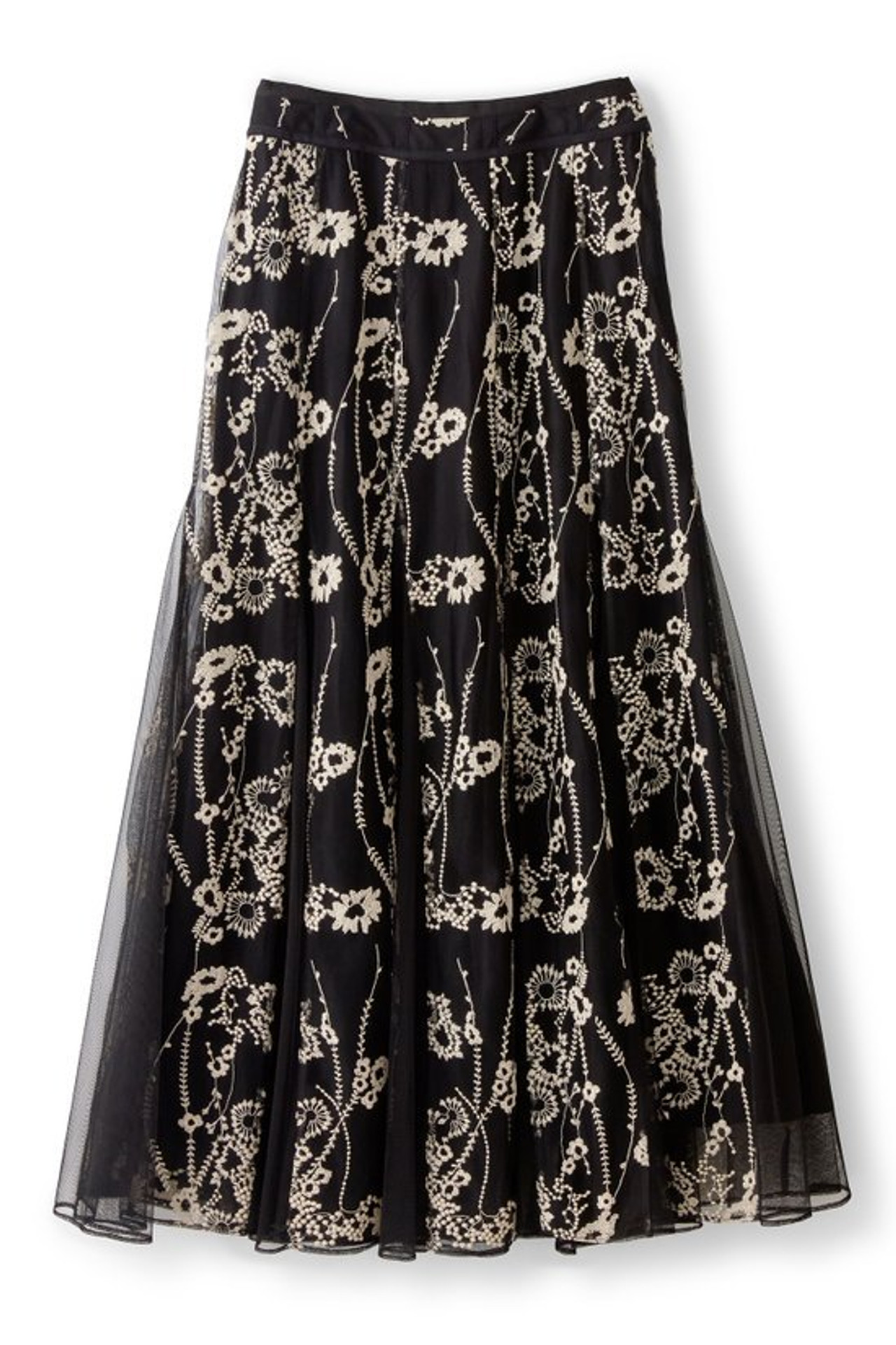 Leatrice Embroidered Maxi Skirt